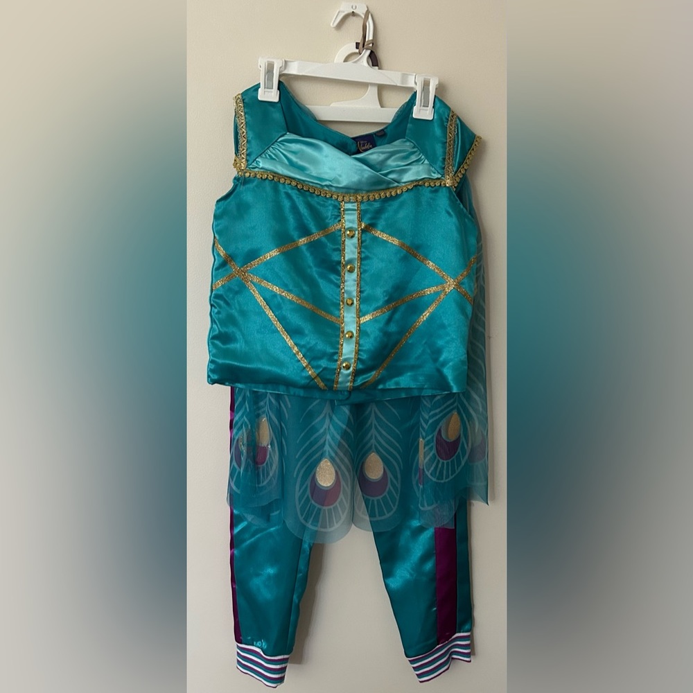 Disney Aladin Jasmin 2 pc Costume outfit: Top L (10/12), Bottom XL (14/16) NWT